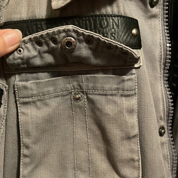 Rare🔥💥 Affliction limited Edition Unisex bomber jacket/coat w/ faux fur lining - Picture 15 of 17